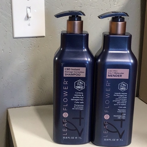 Leaf & Flower Hair Leaf Flower Shampoo 3 In One Mender 338 Oz Each